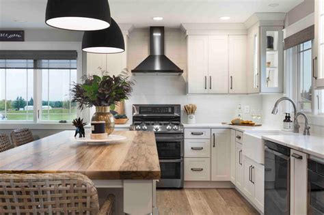 10 Most Elegant White Cabinets and Black Appliances for Your Kitchen