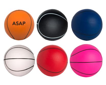 Custom Mini Basketballs Personalized Stress Relievers