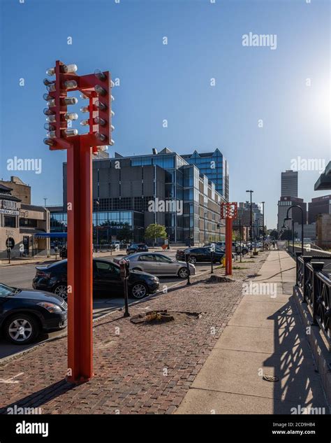 Park In Downtown Omaha Undergoing Redevelopment Stock Photo Alamy