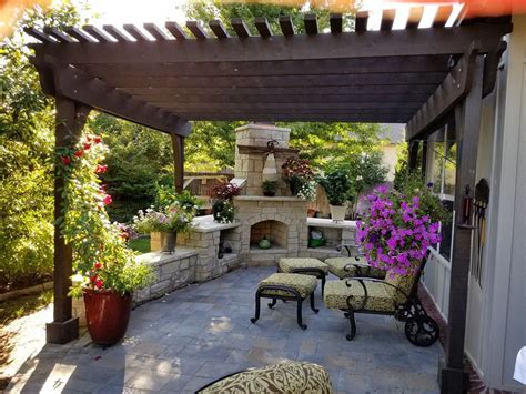 Jenks Outdoor Living And Fireplaces Pergola Outdoor Pergola Outdoor