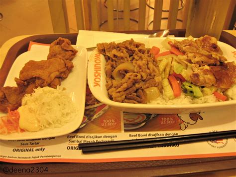 Resep daging yakiniku ala yoshinoya, rasanya seenak yang asli. Dina's Story: MAKAN-MAKAN Yoshinoya Beef Bowl Restaurant