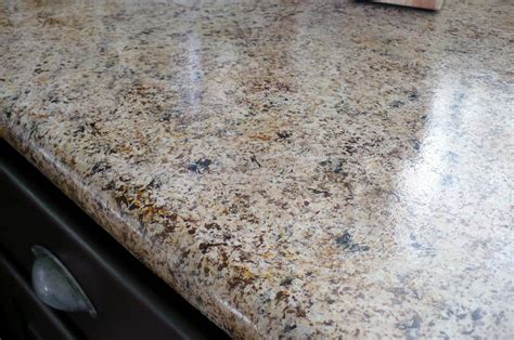 Imitation stone countertops large gray. Pretty Lil' Posies: $250 Kitchen Makeover with $20 Granite ...