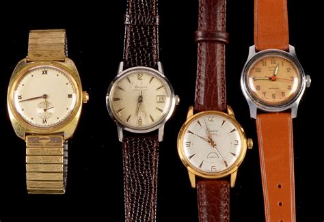 Lot 8 Four Vintage Wristwatches