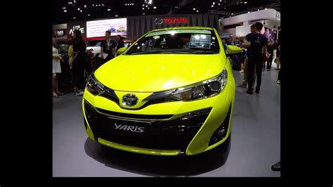 New 2018 Toyota Yaris Hatchback Yellow Citrus Youtube