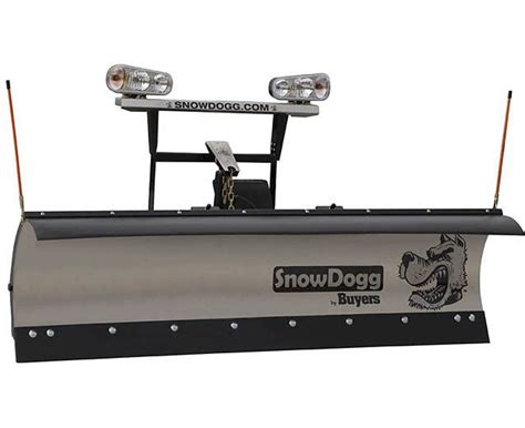 Snowdogg Md 7 5 Stainless Steel Straight Blade Snow Plow