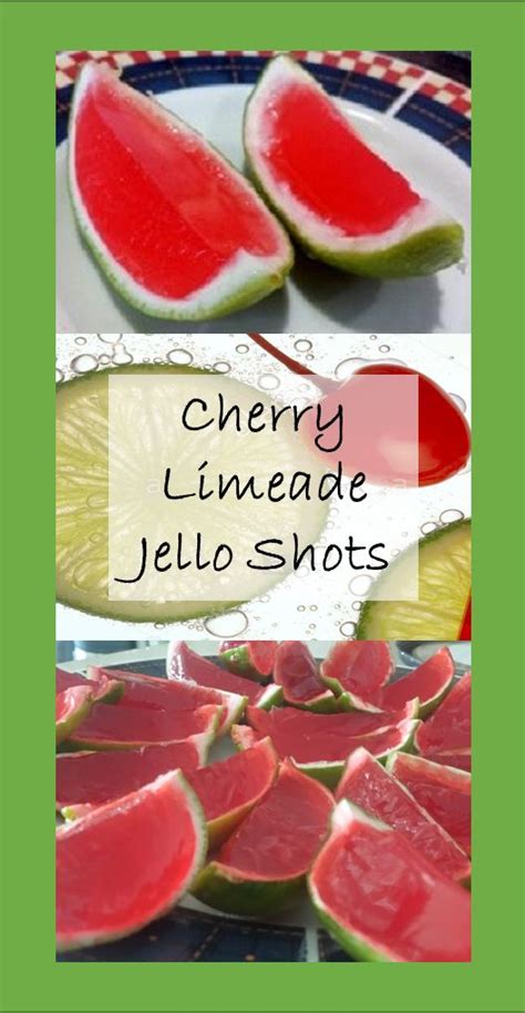Cherry Limeade Jello Shots Motherhood And Beyond Cherry Jello Shots