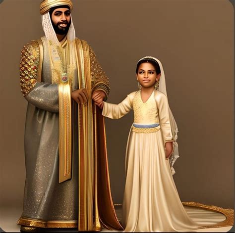 Ai Generated Photo Of Muhammad And 9 Yr Old Girl Aisha Rexmuslim
