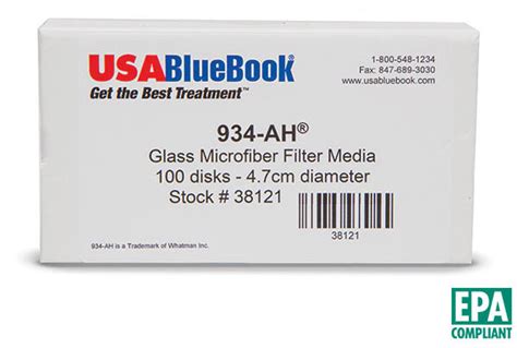 Usabluebook® Glass Fiber Filters