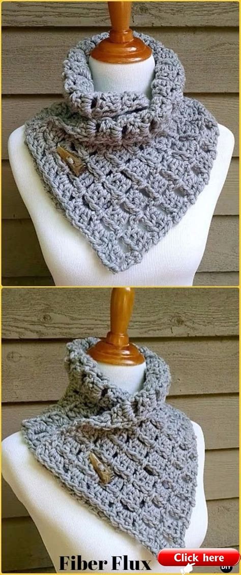Crochet Infinity Scarf Cowl Neck Warmer Free Patterns And Instructions