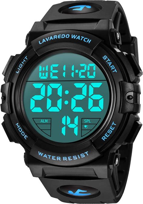 Mens Digital Watch Mens Sports Military Watches Waterproof Outdoor