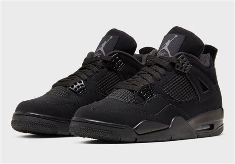 Nike Air Jordan 4 Retro Black Cat In 2021 Jordan Shoes Retro Air