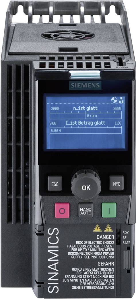 Siemens Frequency Inverter Sinamics G120c 30 Kw 3 Phase 400 V