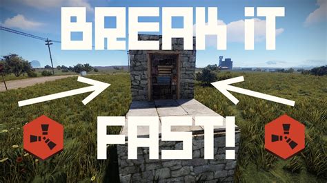 How To Raid A Door In Rust YouTube