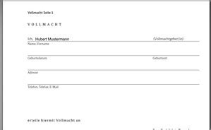 Bei mehreren konto­ inhabern führt der widerruf eines. Vollmacht Auto Abmelden Vorlage / Vollmacht Muster ...