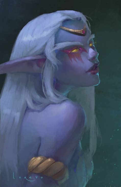 Queen Azshara By LoreCoffee On DeviantArt Elves Fantasy Warcraft Art