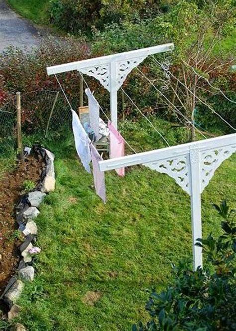 10 Unique Diy Outdoor Clothesline Ideas Do It Yourself Ideas And Projects