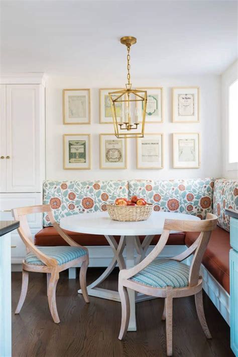 Get inspired with these ideas and designs for your dining space. Trendy Breakfast Nook Ideas