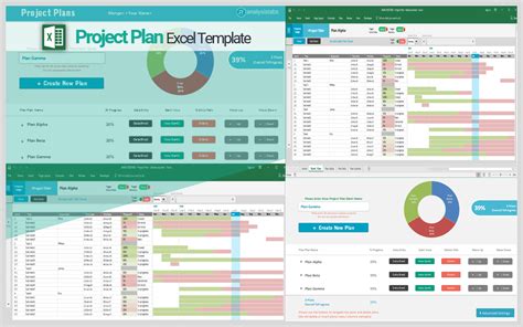Project Plan Excel Templates