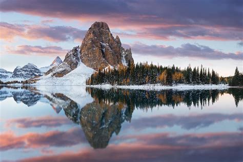 Winter Sunset Mount Assiniboine Photograph By Michal Balada Fine Art