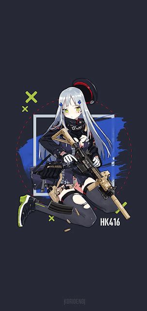 Hk416 Girls Frontline Wallpaper Anime Wallpaper Hd