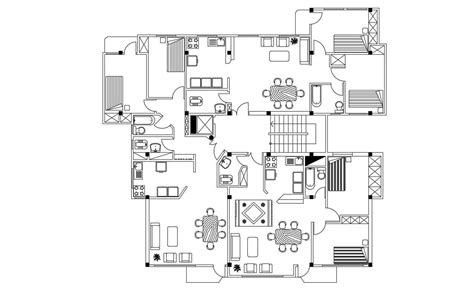 Modern House Design In Autocad File Cadbull