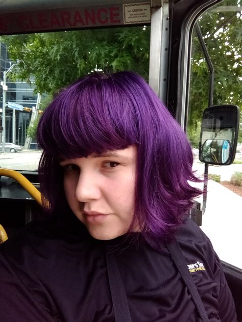 Recently Dyed My Hair Purple Using Joico Deep Amethyst Purple