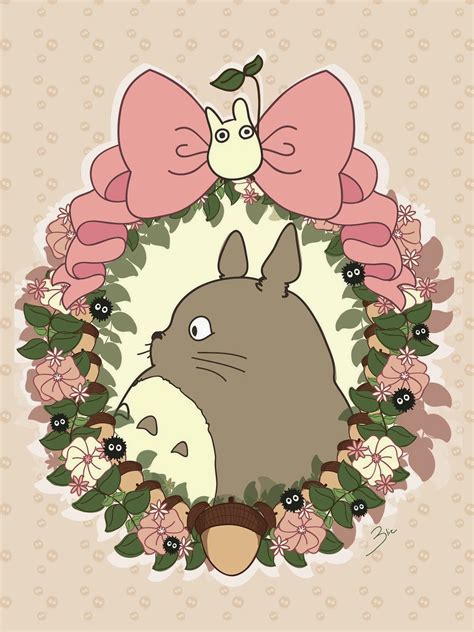 Cute Totoro Wallpaper Wallpapersafari