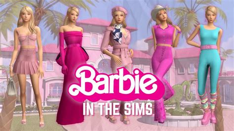 Barbie Girl 🎀 Sims 4 Create A Sim Cc Links Youtube