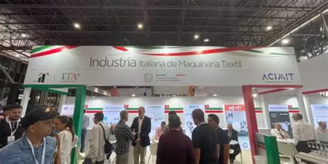 The Italian Textile Machinery On Display At Colombiatex 2024