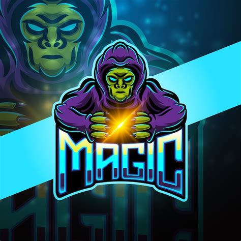 Premium Vector Magic Esport Mascot Logo Design
