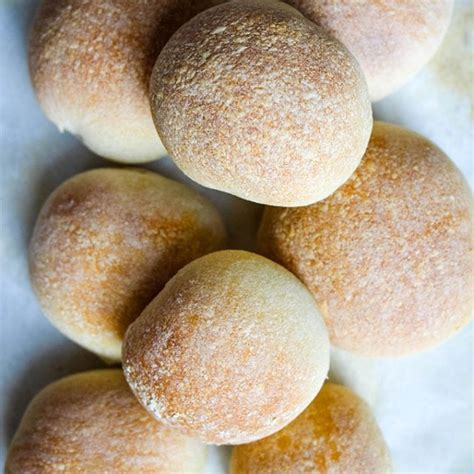 Crusty French Bread Rolls Sea Salt Savorings