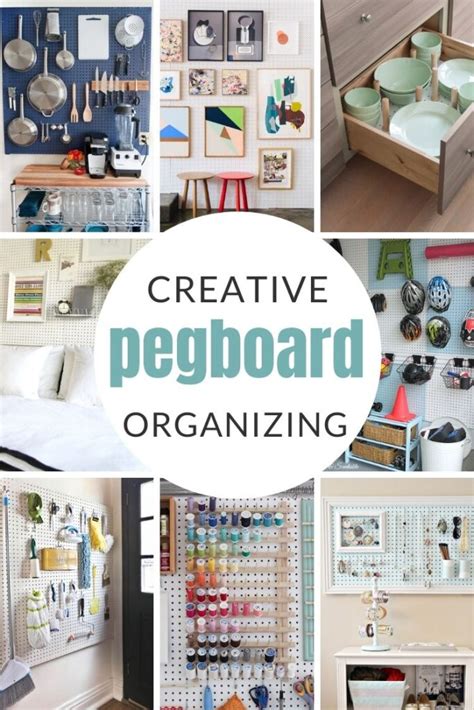 12 Creative Pegboard Organizing Ideas The Crazy Craft Lady