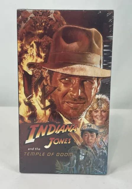INDIANA JONES AND The Temple Of Doom VHS Movie New Factory Sealed Harrison Ford PicClick