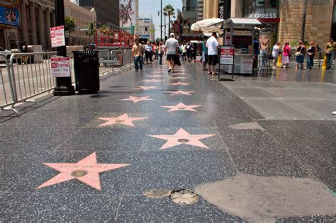 Hollywood Le Walk Of Fame De Los Angeles Dossier