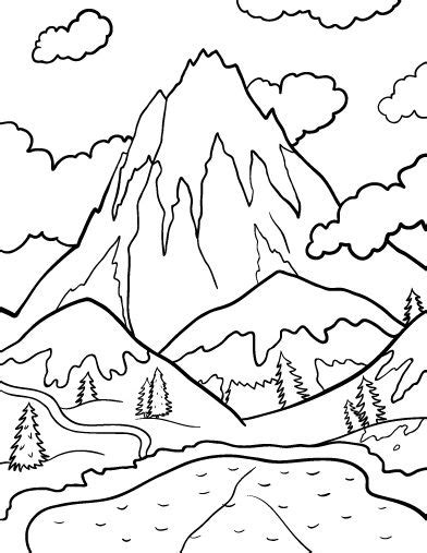 Search through 623,989 free printable colorings at getcolorings. Malvorlagen Berge Einfach für Kinder #kids #color # ...