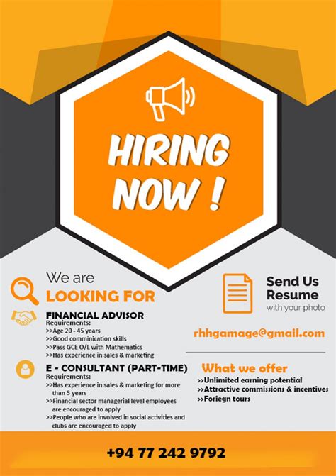 Get inspiration for your resume, use one of our professional templates, and score the job you want. Financial Advisors- Battaramulla 2020