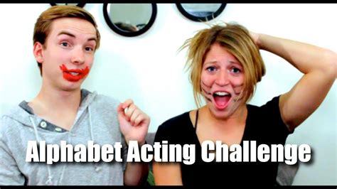 Alphabet Acting Challenge Chrispychris Youtube