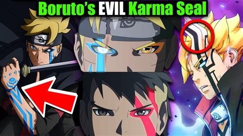 Borutos Evil Power To Surpass Naruto Sasuke All Otsutsuki Karma Seal
