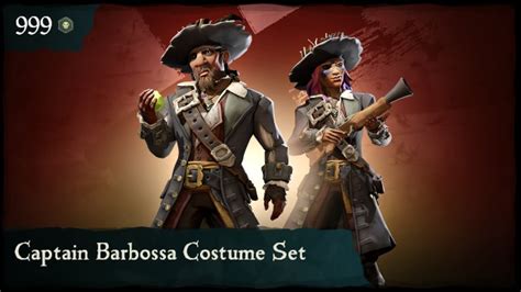 Captain Barbossa Costume Set The Sea Of Thieves Wiki
