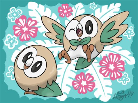 Rowlet Pokemon Sun And Moon 2016 By Lorenzomendoza On Deviantart