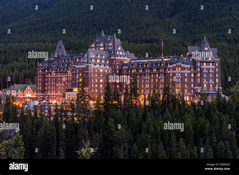 Fairmont Banff Springs Hotel Banff Alberta Canada Stock Photo Alamy