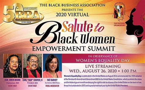 Bba Hosts ‘salute To Black Women Empowerment Summit Our Weekly