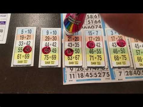 Vintage flashboard bingo pull tabs in display/sale case new old stock apx 1400. Bingo Pull Tab Game - YouTube