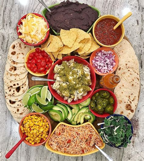 Build Your Own Taco Board By The Bakermama Food Platters Party Food Platters Mexican Food
