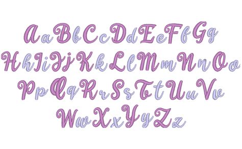 Mini Font Machine Embroidery Designs Monogram Alphabet Satin Stitch