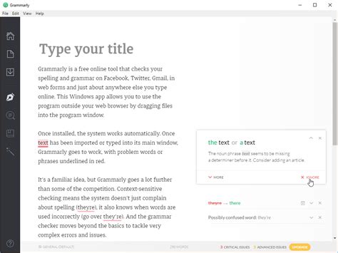 Online grammar checkers are the perfect way to produce polished content free of grammatical, syntax, or punctuation errors. Grammarly 1.5.65 free download - Download the latest ...