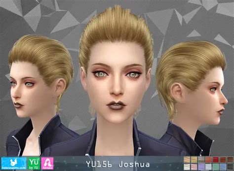 Newsea Yu156 Joshua Hair For Her Sims 4 Hairs