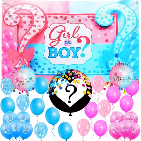 Buy Gender Reveal Party Decorations Set Gender Reveal Balloons 36