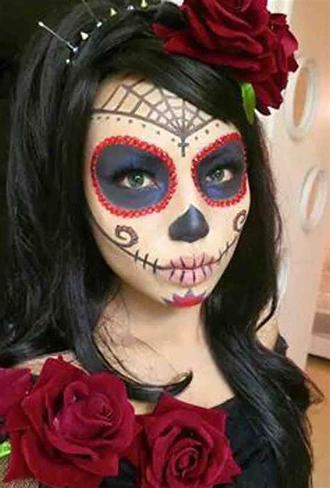 pin by mirta warrell on dia de los muertos makeup halloween face halloween face makeup face