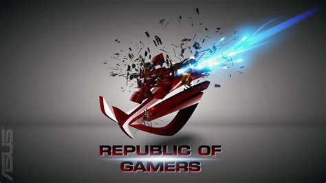 Free Download Rog Republic Of Gamers Logo Shattered Explosion Hd 1920x1080 1080p 1920x1080 For